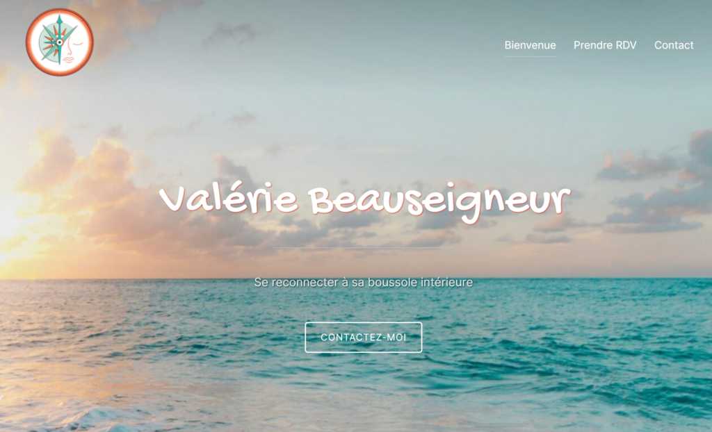 Design de site internet et logo pour Valérie Beauseigneur by CelineConcept