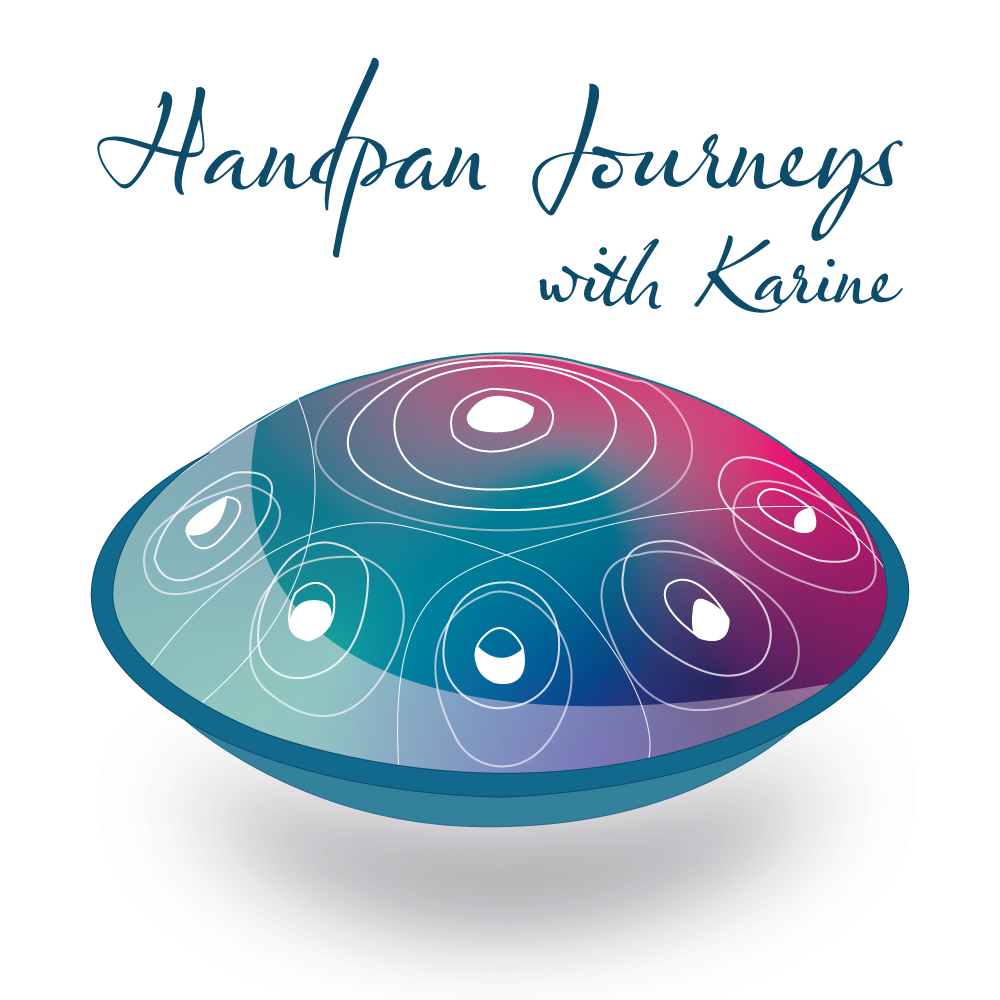 Logo handpan pour Karine Taddei designed by CelineConcept