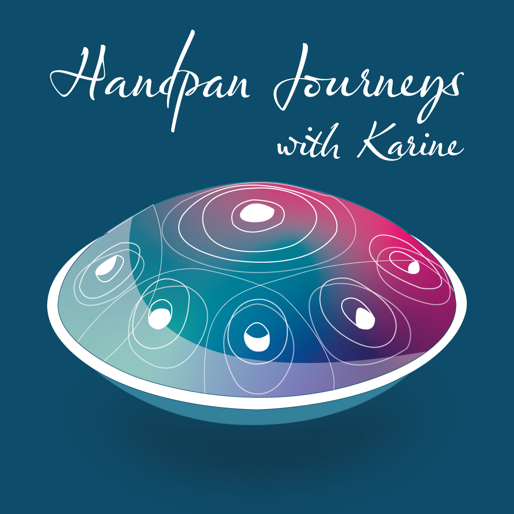 Logo handpan pour Karine Taddei designed by CelineConcept